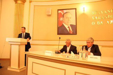 Qazaxda Əməkdar incəsənət xadimi, şair Barat Vüsalın 75 illik yubileyi münasibətilə “Yaxşı ki, Qazağın Baratı varmış” başlıqlı ədəbi-bədii gecə keçirilib 23.04.2026