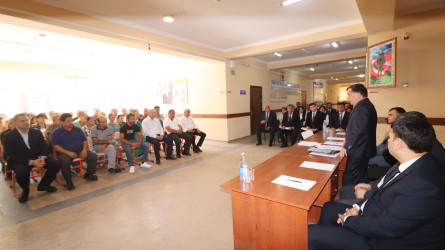 Qazaxda icra başçısının sentyabr ayı üzrə vətəndaşlarla keçirilən növbəti səyyar görüşü rayonun Aslanbəyli kəndində olub 10.09.2026