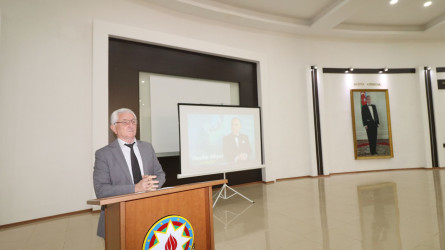 Qazaxda “Ümummilli Lider Heydər Əliyev müstəqil, suveren, demokratik, hüquqi dövlətin Azərbaycan modelinin müəllifidir” adlı elmi-praktiki konfrans keçirilib 08.05.2025