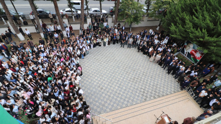 BDU-nun Qazax filialında Bilik Günü və 2025-2026-cı tədris ilinin başlanması münasibətilə tədbir keçirilib 15.09.2025