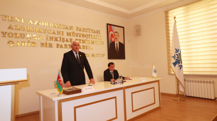 Qazaxda “15 iyun - Milli Qurtuluş Günü Azərbaycanın şanlı dövlətçilik tarixinə qızıl hərflərlə yazılan bir gündür!” mövzusunda tədbir keçirilib 12.06.2025