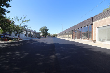 Qazaxda yeni asfalt örtüyü vurulmuş küçələrdən FOTOLAR (Bakı küçəsinin dairədən (“Əsədoğlu” marketin yanı) avtovağzalın qarşısına olan hissəsi və Əliağa Şıxlinski küçəsi) - 15.09.2025