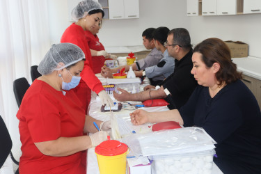 Qazaxda növbəti qanvermə aksiyası keçirilib 22.01.2026