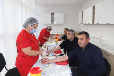 Qazaxda növbəti qanvermə aksiyası keçirilib 22.01.2026
