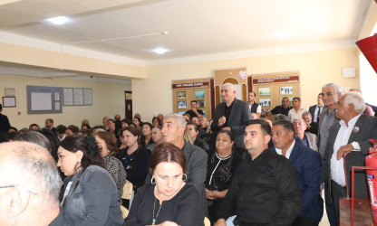 Qazaxda icra başçısının oktyabr ayı üzrə vətəndaşlarla keçirilən növbəti səyyar görüşü rayonun Ağköynək kəndində olub 09.10.2025