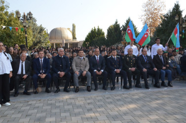 Qazaxda 8 Noyabr - Zəfər Gününün beşinci ildönümünə həsr olunmuş “Zəfərin mübarək Azərbaycan!” başlıqlı bayram tədbiri keçirilib 07.11.2025