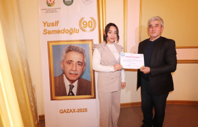 Qazaxda “Yusif Səmədoğlunun ədəbi irsi: ənənə və müasirlik kontekstində” mövzusunda elmi-praktik konfrans keçirilib-05.12.2025