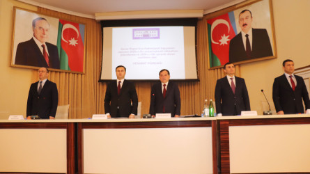 Qazax Rayon İcra Hakimiyyəti başçısının rayonun 2025-ci ilin sosial-iqtisadi inkişafının yekunlarına və 2026-cı ildə qarşıda duran vəzifələrə həsr olunmuş hesabat yığıncağı keçirilib 13.01.2026