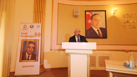 Qazaxda “Yusif Səmədoğlunun ədəbi irsi: ənənə və müasirlik kontekstində” mövzusunda elmi-praktik konfrans keçirilib-05.12.2025