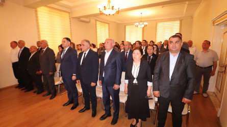 Qazaxda “Şanlı dövlətçilik tariximizə qızıl hərflərlə yazılan gün” mövzusunda tədbir keçirilib 11.06.2026