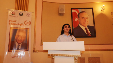 Qazaxda Xalq yazıçısı Yusif Səmədoğlunun 90 illiyi münasibətilə ədəbi-bədii gecə keçirilib-25.12.2025