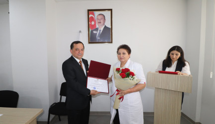 Millət vəkili Səməd Seyidov və icra başçısı Rəcəb Babaşov səhiyyə işçiləri ilə görüşüb 03.06.2025