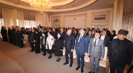 Qazaxda Xalq yazıçısı Yusif Səmədoğlunun 90 illiyi münasibətilə ədəbi-bədii gecə keçirilib-25.12.2025