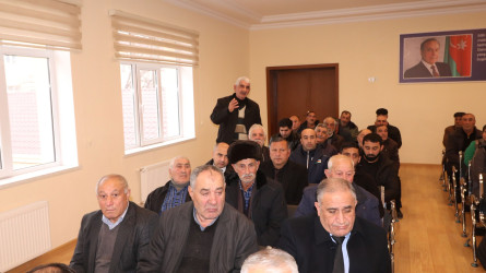 Qazaxda icra başçısının 2025-ci il üzrə vətəndaşlarla keçirilən sonuncu səyyar görüşü rayonun Kosalar kəndində olub-26.12.2025