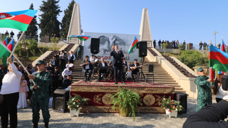 Qazaxda 8 Noyabr - Zəfər Gününün beşinci ildönümünə həsr olunmuş “Zəfərin mübarək Azərbaycan!” başlıqlı bayram tədbiri keçirilib 07.11.2025