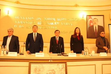 Qazaxda Əməkdar incəsənət xadimi, şair Barat Vüsalın 75 illik yubileyi münasibətilə “Yaxşı ki, Qazağın Baratı varmış” başlıqlı ədəbi-bədii gecə keçirilib 23.04.2026