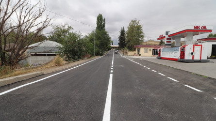 Qazaxda yeni asfalt örtüyü vurulmuş küçələrdən FOTOLAR (Bakı küçəsinin dairədən (“Əsədoğlu” marketin yanı) avtovağzalın qarşısına olan hissəsi və Əliağa Şıxlinski küçəsi) - 15.09.2025
