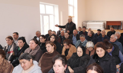 Qazaxda icra başçısının noyabr ayı üzrə vətəndaşlarla keçirilən sonuncu səyyar görüşü rayonun Yuxarı Salahlı kəndində olub -26.11.2025