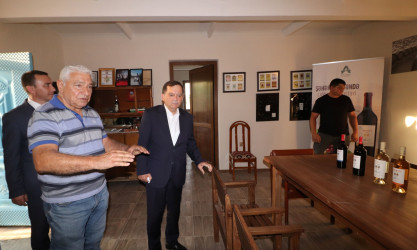 Qazaxda 2026-2030-cu illər üçün Dövlət Proqramının icrası ilə bağlı rayonun kəndlərində aqroparka və iri fermer təsərrüfatlarına baxış keçirilib 15.09.2026